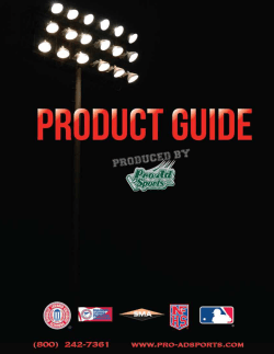 Catalog - Pro-Ad Sports, Inc.