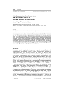 Extensive evaluation of faecal preservation and DNA extraction