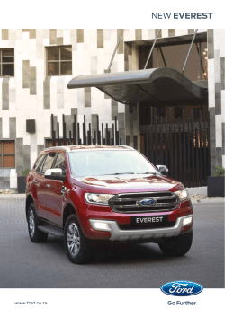new everest - Ford South Africa
