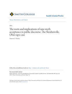 The roots and implications of rape myth acceptance in public