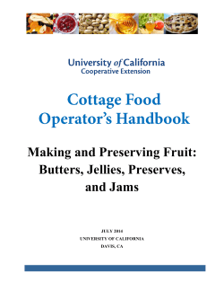 Making and Preserving Fruit: Butters, Jellies, Preserves