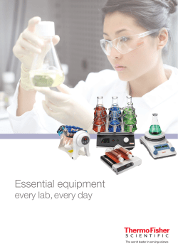 Essential equipment - Thermo Fisher Scientific