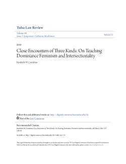 Close Encounters of Three Kinds: On Teaching Dominance