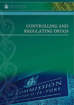 controlling and regulating drugs