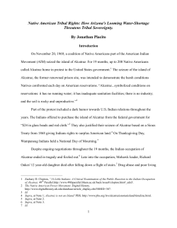 Native American Tribal Rights - University at Buffalo Law School