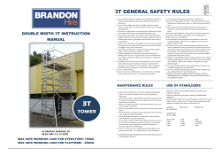 Brandon 3T Guide - Brandon Tool Hire