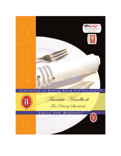 D4B Fine-Dining Handbook.qxd