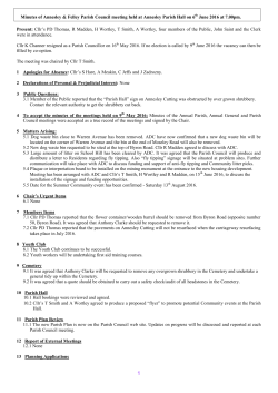 Minutes of the Council meeting held on Monday 4 August 2003 in