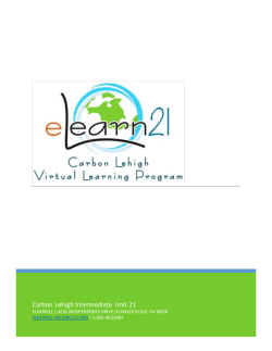 eLearn21 - Carbon Lehigh Intermediate Unit 21