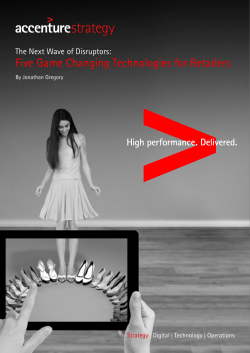 Five Game Changing Technologies for Retailers