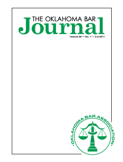 Vol 88 No 7 (Mar 4) - Oklahoma Bar Association