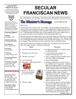 secular franciscan news - Five Franciscan Martyrs Region