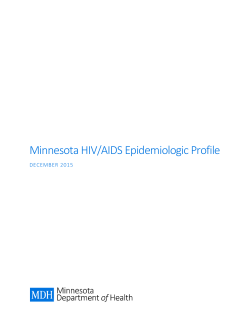 the entire Epidemiological Profile of HIV/AIDS in Minnesota