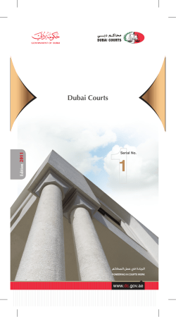 Dubai Courts manual