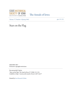 Stars on the Flag - Iowa Research Online