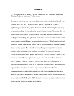 ABSTRACT LEE, TAMMY DUTTON. Science