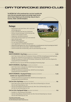 daytona/coke zero club - Daytona International Speedway