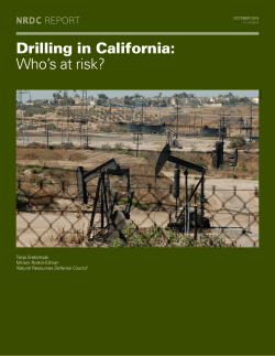 NRDC: Drilling in California