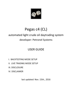 Pegas c4 (CL) - Tradestation