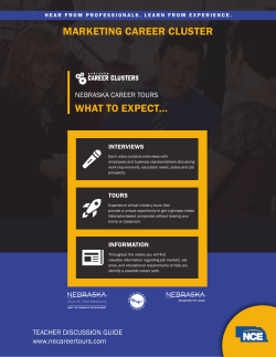 Marketing - Nebraska Career Clusters