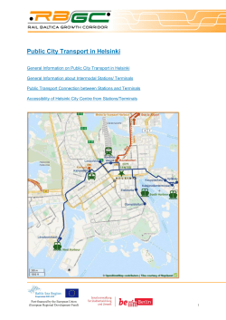 Public City Transport in Helsinki