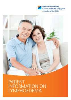 patient information on lymphoedema