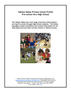 Private School Director - Live in the Yakima Valley