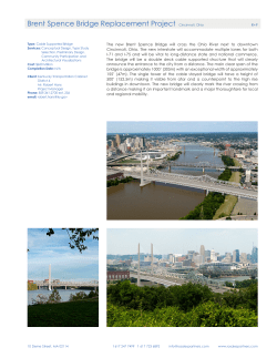 Brent Spence Bridge Replacement Project Cincinnati, Ohio