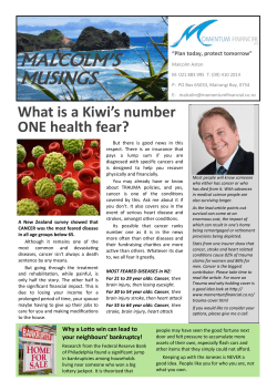 malcolm`s musings - Momentum Financial