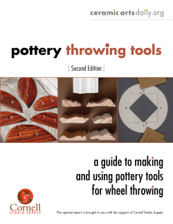 pottery throwing tools - Park Arts / FrontPage