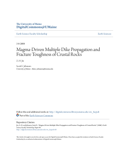 Magma-Driven Multiple Dike Propagation and Fracture Toughness