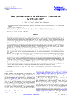 Seed particle formation for silicate dust condensation by SiO