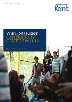 Canterbury Campus &ndash; Maps and Travel Information