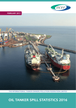 oil tanker spill statistics 2016