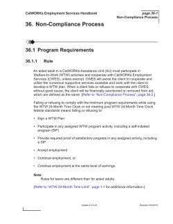 36. Non-Compliance Process