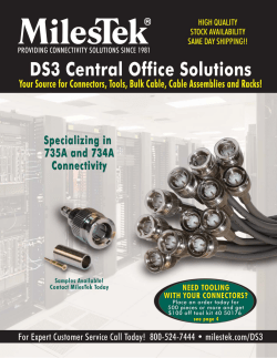 DS3 Central Office Solutions catalog