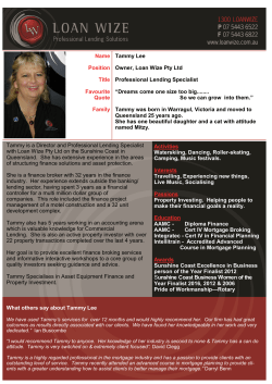 Name Position Title Favourite Quote Family Tammy Lee