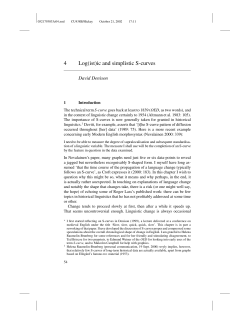 4 Log(ist)ic and simplistic S-curves