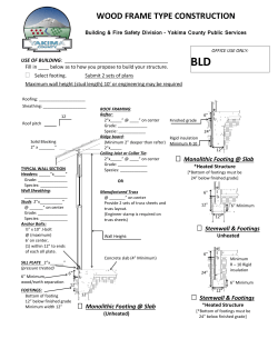 Plan Example Wood Frame Accessory Structure