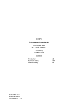 DocumentCatalogue - Environmental Protection UK