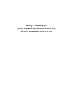 Perrigo Company plc