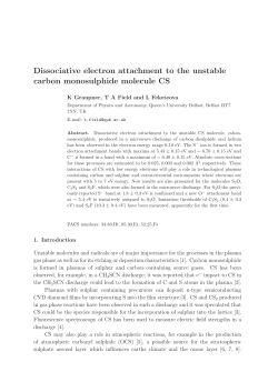 Dissociative electron attachment to the unstable carbon