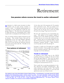 Retirement - World Bank Group