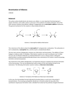 Bromination of Alkenes