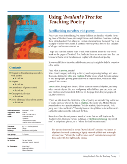 Poetry - Constance Hale