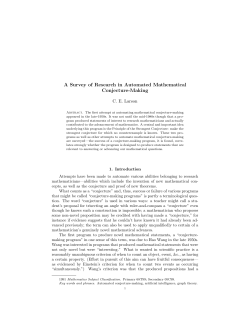 A Survey of Research in Automated Mathematical Conjecture