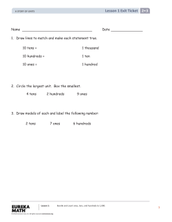 2nd Mod 3 Exit Tickets and Sprints