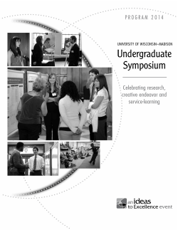 Program - Undergraduate Symposium