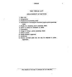 Obeah Act