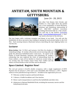 CIVIL WAR TRAIL: GETTYSBURG - Yale ITS